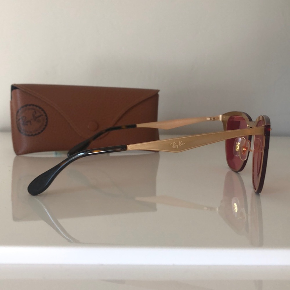 Ray Ban Pink Sunglasses - Picture 3 of 5